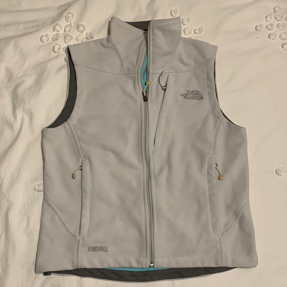Light Grey North Face Vest